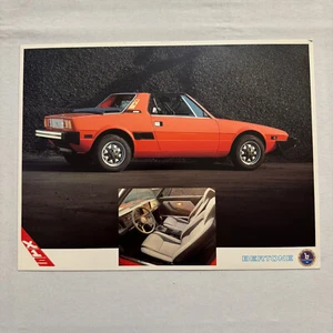 Bertone X19 Sales Sheet Brochure Mini Poster Fiat X1/9 - Picture 1 of 7