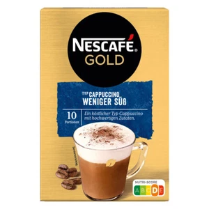 Nescafe Typ Cappuccino Weniger Süß Getränkepulver Löslich 125g - Picture 1 of 1