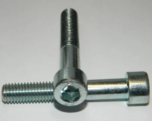 100 Stk. Zylinderschrauben M10x60 Festigkeit 8.8  Stahl verzinkt TG  DIN912  - Bild 1 von 1