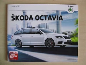 Skoda Octavia UK Sales Brochure (Nov 2016), Inc vRS - Picture 1 of 10