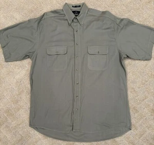 Enro Traditions Men's Short Sleeve Sage Button Down Shirt With Front Pockets LT - Picture 1 of 4