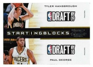 2010-11 Playoff Contenders Patches Starting Blocks Tyler Hansbrough/Paul George