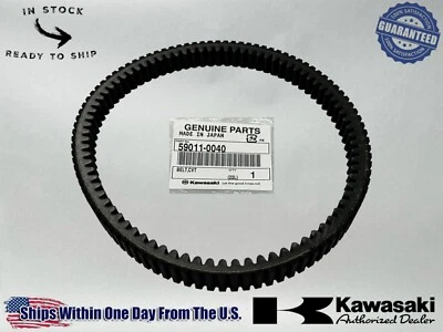 Cinto CVT autêntico original do fabricante Kawasaki 2014 2015 Teryx Teryx4 800 - 59011-0040 - Imagem 1 de 4
