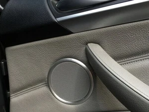 Pour Bmw X6 E71 07-14 Anneaux en Aluminium pour Haut-Parleurs de Portes 4 pièces - Imagen 1 de 13