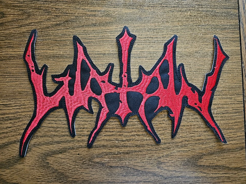 WATAIN, SEW ON RED EMBROIDERED LARGE BACK  PATCH - Image 1 of 1