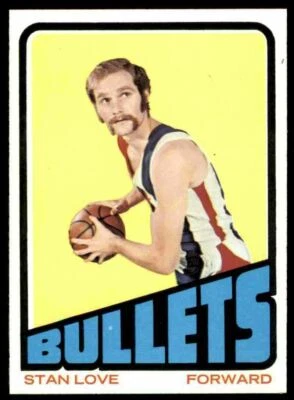 1972-73 Topps Nm-Super Nice Stan Love-Make Offer 30 Baltimore Bullets #2 - Image 1 of 2