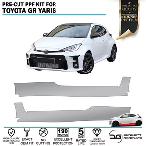 Seitenrock Wippe Verkleidung Steinspäne PPF Lackschutzfolie für Toyota GR Yaris - Bild 1 von 4