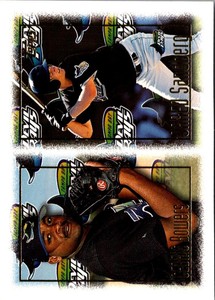 1997 Topps Cedrick Bowers/Jared Sandberg #470 Tampa Bay Devil Rays