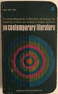 On Contemporary Literatue by Richard Kostelanetz-1964 - Picture 1 of 3