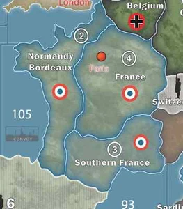 "Axis & Allies 1940 RIESIGE VOLLSTÄNDIGE Weltkarte LEBENDIG PVC 100 % WASSERDICHT 34"" x 70"" - Bild 1 von 9