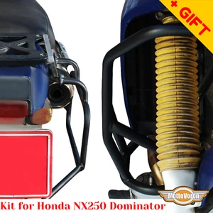 Barras de choque portadores laterales NX 250 para Honda NX250 Dominator - Imagen 1 de 12