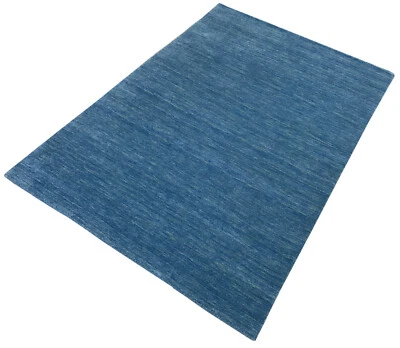 Orientteppich Gabbeh 100% Wolle Blau 7 Größen Handgefertigt Teppich G-079 - Bild 1 von 4