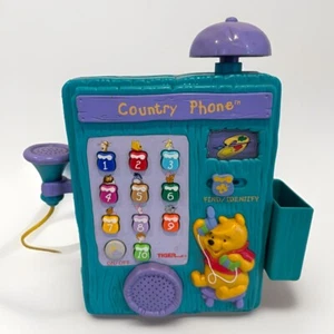 Telefono country Disney WINNIE THE POOH vintage 1997 parlante testato tigre - Foto 1 di 6