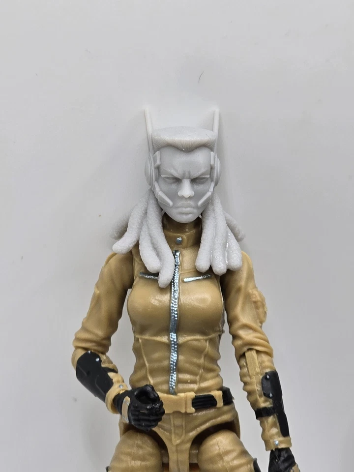 Cabeza JOANNA CARGIL IMPRESA EN 3D 1:18 3 3/4" GI Joe 25 aniversario B72 Foto 1 de 1