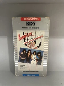 KISS - Animalize Live Uncensored (VHS) 1985 RCA Columbia Concert Footage - Imagen 1 de 2