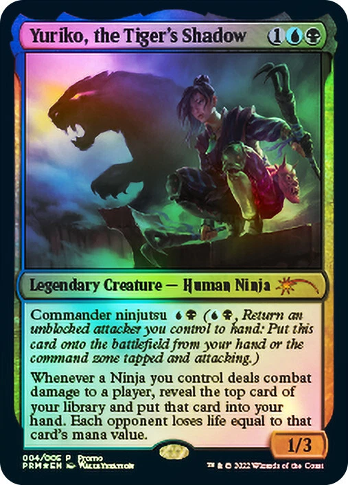 MTG FOIL Yuriko, the Tiger's Shadow Lunar New Year  - Promo: General #4 - Image 1 of 1