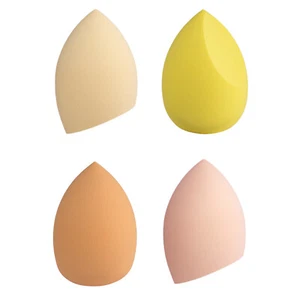 4 Pcs Cosmetic Egg Makeup Sponge Set Blender Multi-colored Beauty Foundation - Picture 1 of 5