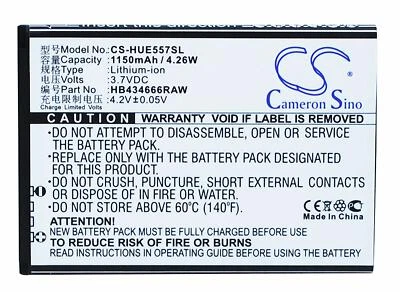 VINTRONS HB43466RAW Batería de repuesto (1150mAh / 4,26Wh) para Huawei E5573 Foto 1 de 4