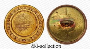 Knopf FREMDENLEGION / FOREIGN LEGION. 1939-1960. 21 mm. vergoldet - Bild 1 von 1