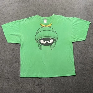 Vintage Marvin The Martian T-Shirt Size XXL Giant Head Green Looney Tunes 1990’s - Picture 1 of 18
