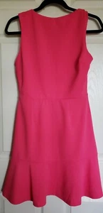 Love.Ady Damen Kleid weicher Rüschensaum Fit & Flare rosa Größe M einfarbig - Bild 1 von 7