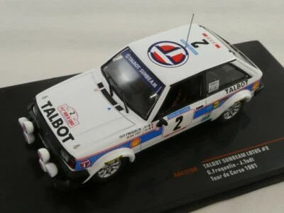 IXO Talbot Sunbeam Lotus #2 Frequelin Todt Rally Tour de Corse 1981 1/43 RAC370A - Immagine 1 di 3
