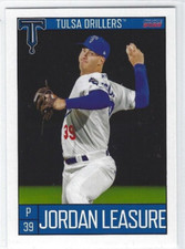 2023 Tulsa Drillers (Double A-Los Angeles Dodgers) Jordan Leasure