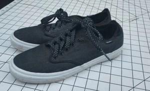 Vans Womens Sz 10 Low Off The Wall Lace Up Gray Athletic Casual Shoes TB4R - Picture 1 of 5