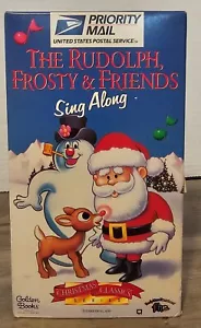 VINTAGE The Rudolph Frosty & Friends Sing Along VHS Tape Movie 1996 - Picture 1 of 4