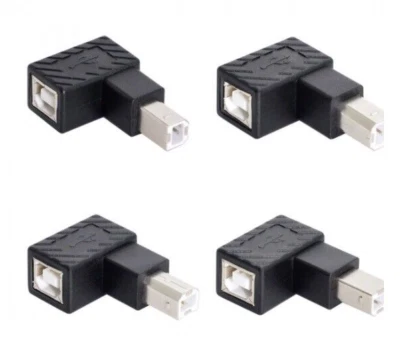 USB 2.0 Type-B Printer Extension Adapter Connector Male to Female - Image 1 of 4
