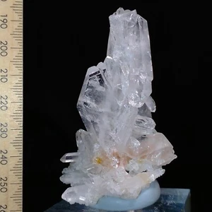 Faden Quartz Âme tabular clear crystal cluster natural mineral specimen 252ct - Foto 1 di 9