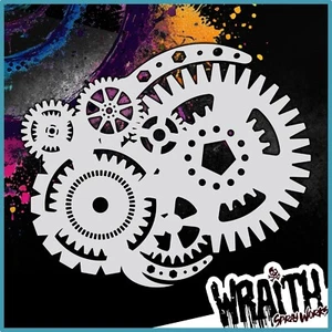 Gear Builder #2 - Plantilla de plantilla de aerógrafo reutilizable - Imagen 1 de 4