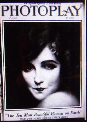 ANTIQUE "PHOTOPAY MAGAZINE"~AUGUST 1925~VOL. 28, NO. 3~ MISSING ORIGINAL COVER - Image 1 of 4