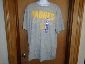 San Diego Padres Majestic Men's T Shirt 2XL NEW - Picture 1 of 3