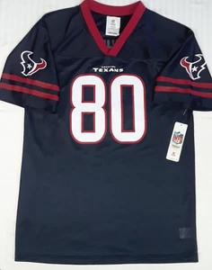 Team Apparel HOUSTON TEXANS #80 Andre JOHNSON printed Jersey navy Youth XXL *New - Picture 1 of 10