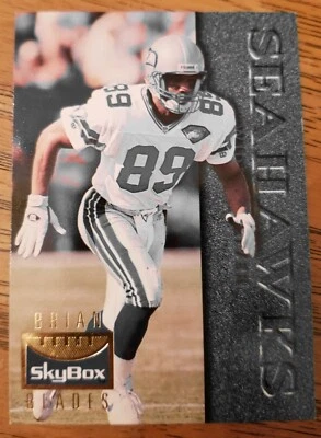 1995 SkyBox Premium #124 Brian Blades Seattle Seahawks Football Card MT - Image 1 of 2