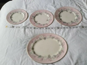 Vintage Myott Son, & CoLtd. MORNING GLORY. Tableware, Plates, Pink&White floral - Picture 1 of 12
