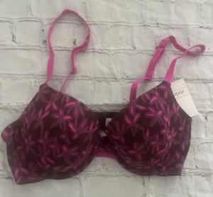 Sujetador para mujer talla 34B borgoña forrado camiseta con aros AUDEN - Imagen 1 de 7