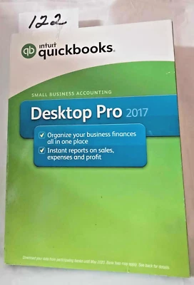 Quickbooks Pro 2017 Desktop For Windows Intuit Full US/English Retail Version - Image 1 of 4