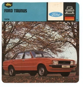 Ford Taunus - GT / Serienauto Edito Service SA Auto Rallye Karte - Bild 1 von 1
