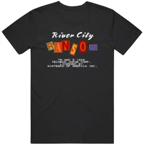 River City Ransom Starting Screen Retro NES Video Game Fan T Shirt - Picture 1 of 3
