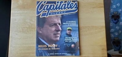 2004 Quebec Capitales Program Miles Wolff Molson Export Roster Lantigua Souvenir - Image 1 of 4