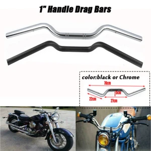 Manillar barra de arrastre de 1" para motocicleta Harley Sportster Honda 883 1200 XL - Imagen 1 de 29
