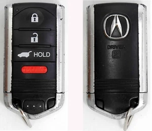 Acura Oem 2010 2015 RDX 4 Button Hatch Smart Remote Uncut Key KR5434760 DRIVER 2 - Bild 1 von 2