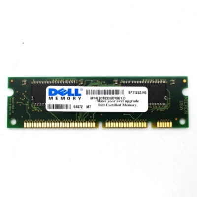 Dell / Micron 32MB SDRAM 100-Pin DIMM Module MT4LSDT832UDY PC100 PC133 - Image 1 of 2