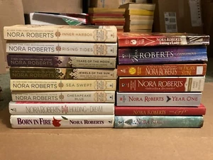 Nora Roberts lot of 17 Paperback & Hardcover mix 13 PB / 4 HC - Picture 1 of 2