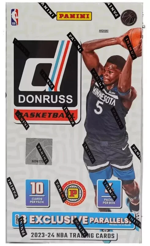 ABC SPORTS CARD FACTORY 2023-24 Panini Donruss Basketball Factory Sealed International Hobby Box