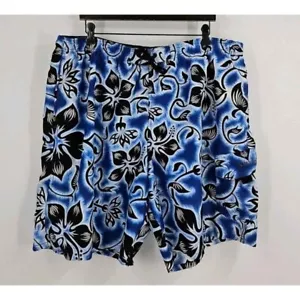 Speedo Herren Bademode blau schwarz Mesh gefüttert Badehose Gr. XXL - Bild 1 von 6