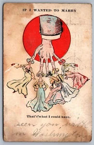 If I wanted to Marry That's What I could have Postcard 1907 Snub Sass Wives - Picture 1 of 2