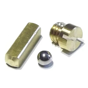 Pump demand valve SET weight+ball+plug cover for Weber 38/40/42/45/48 DCOE - Picture 1 of 3
